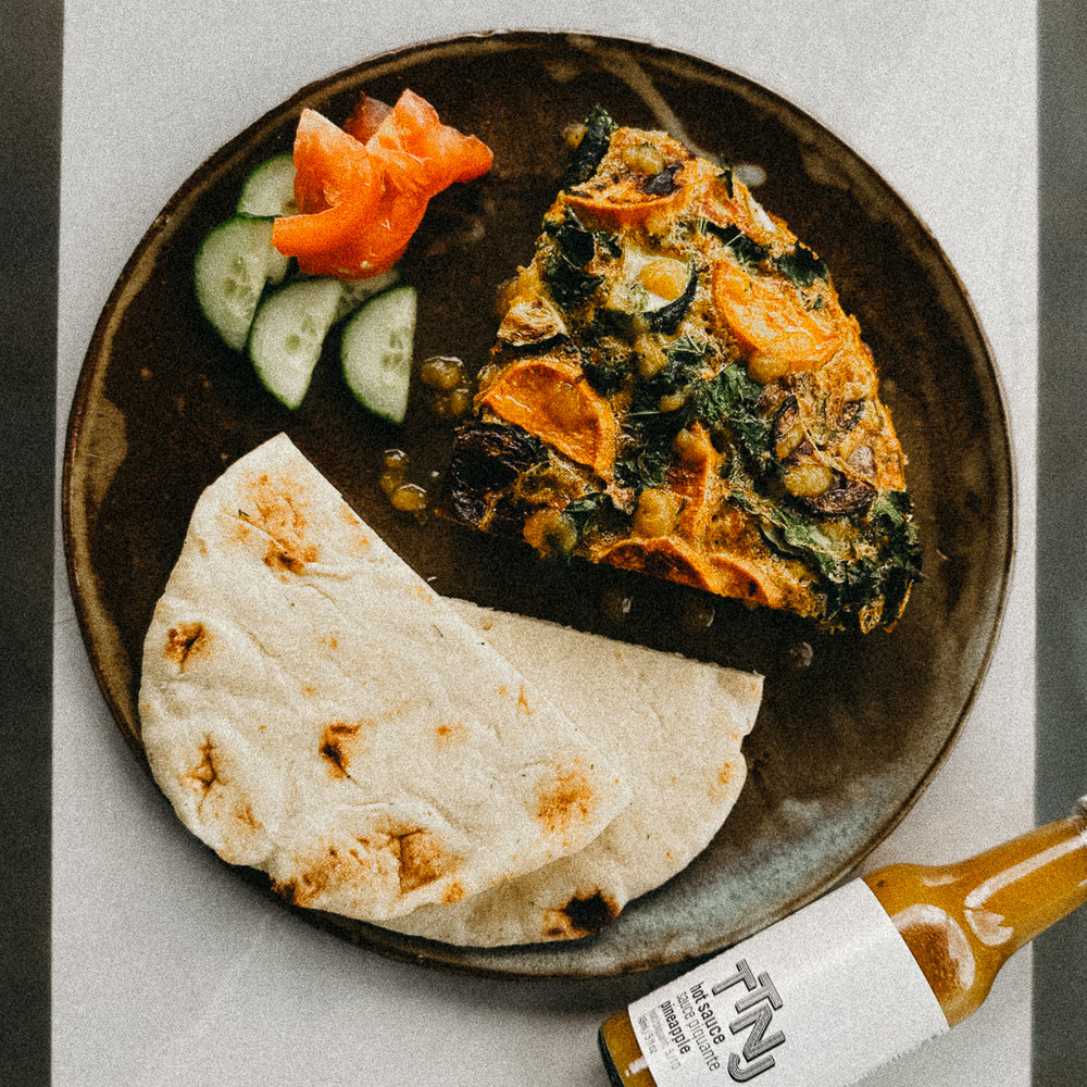 Sweet Potato, Zucchini and Kale Frittata For The Whole Family