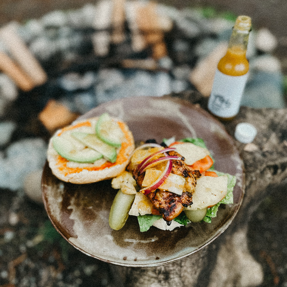 Hawaiian BBQ Chicken Burger